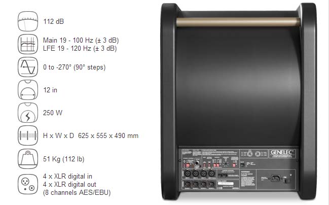 7270A Active DSP Subwoofer 7270A Active DSP Subwoofer