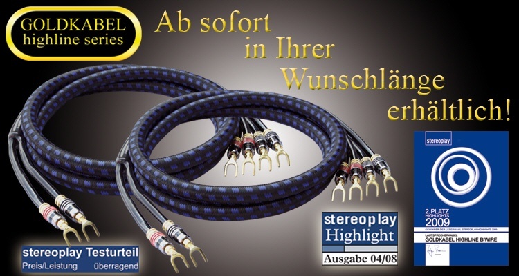 GoldKabel Highline SPEAKER Bi-Wire - Колоночный кабель Bi-Wire
