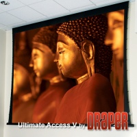 Draper Ultimate Access/Series V - Встраиваемый моторизованный экран с системой натяжения (от 92 до 161")