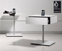 Spectral CP20 - Стеклянный столик с выдвижным ящиком