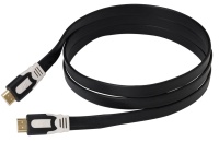 Real Cable HD-E-ONYX - Плоский кабель HDMI - High Speed, Ethernet, ARC